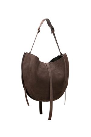 Borsa hobo in camoscio testa di moro MINO BOSSI | PRLIZSUEDEC706